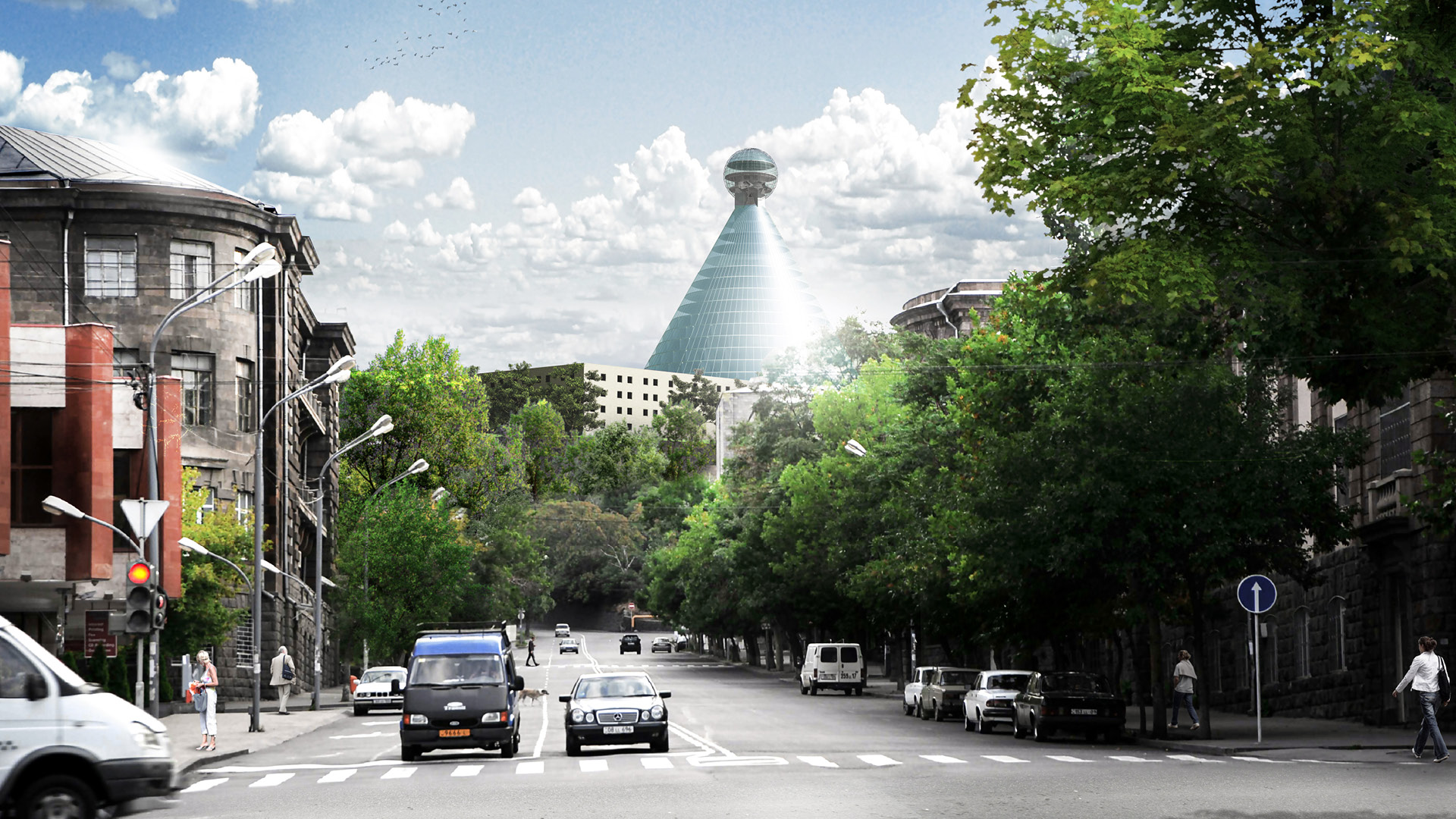 ARMENIE-YEREVAN-CENTRE AFFAIRES-YVES WOZNIAK