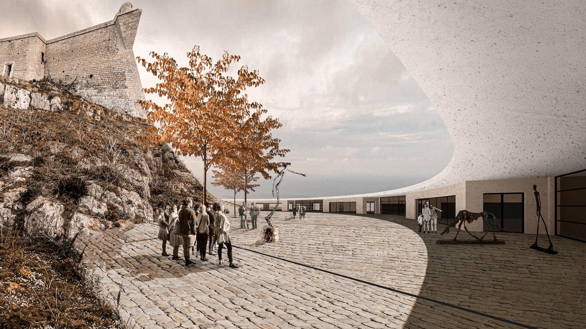 ITALIE-FAVIGNANA-ART PRISON-YVES WOZNIAK