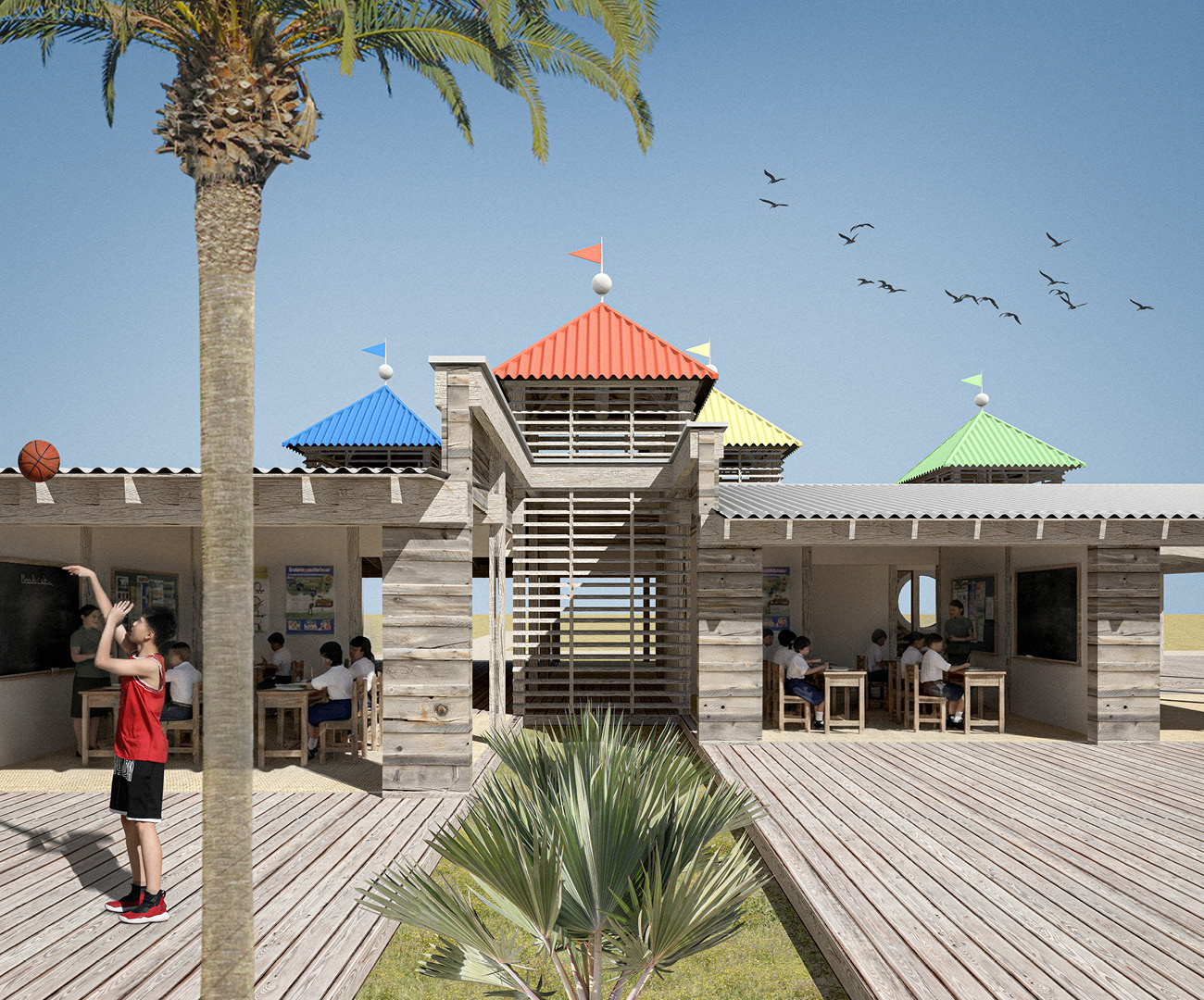 THAILANDE-MAE SOT-ECOLE-YVES WOZNIAK